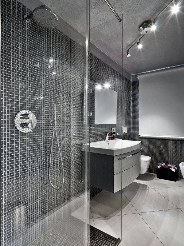 Luxury Bathroom with Rainfall Shower